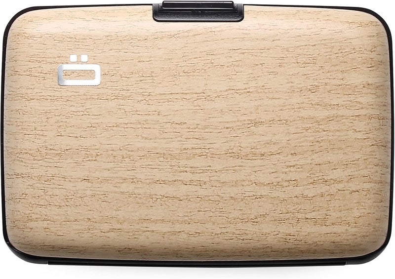 ÖGON -DESIGNS- Aluminum card holder, RFID Protection against fraud and demagnetization, Compact wallet, Smart Case STOCKHOLM V1 model - Image 1